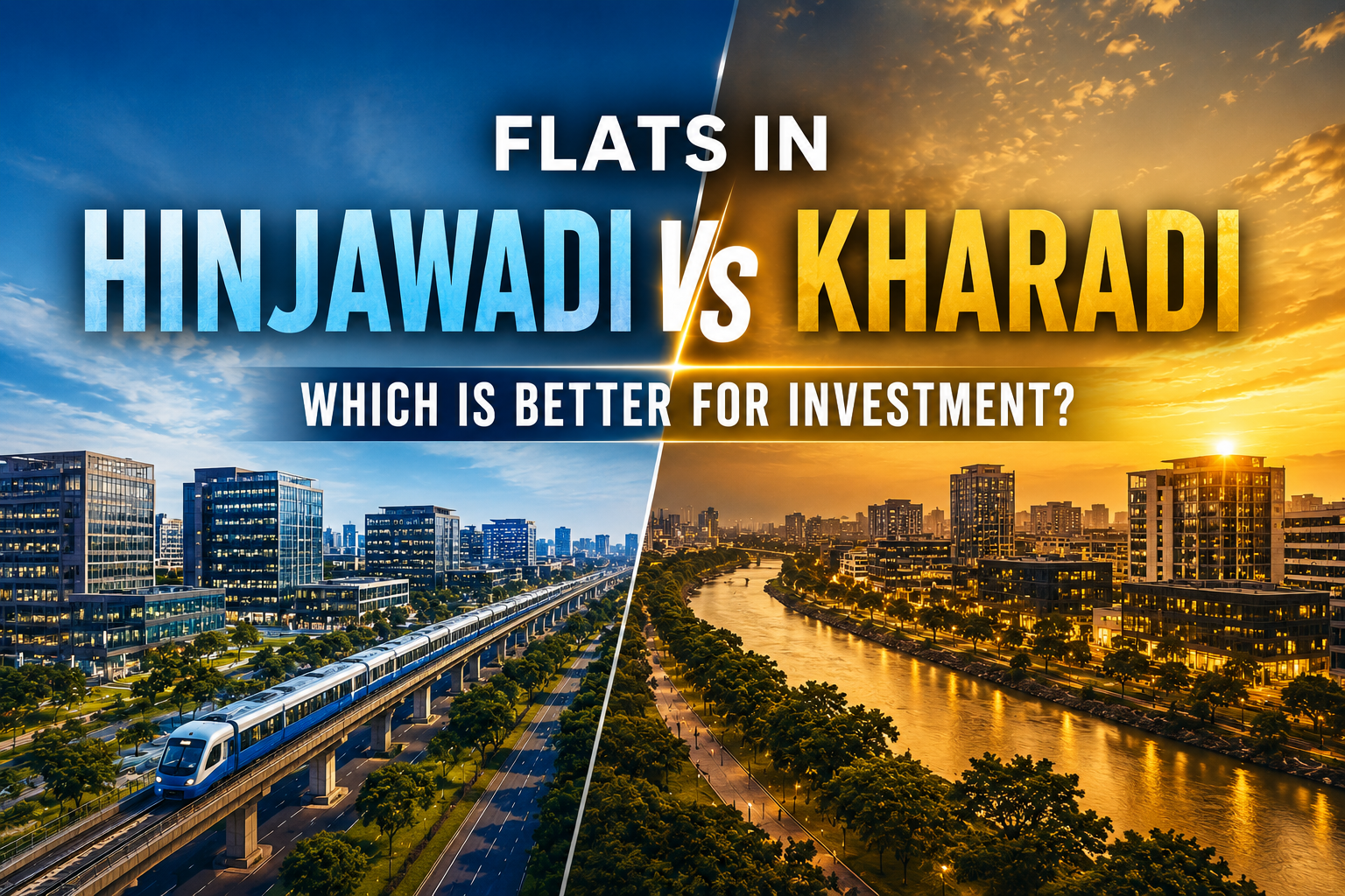 Flats in Hinjawadi vs Kharadi โ Which is Better for Investment?